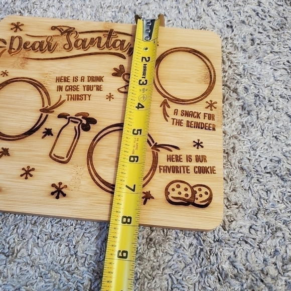 WOODEN Engraved Treats for Santa Board - Picture 4 of 6